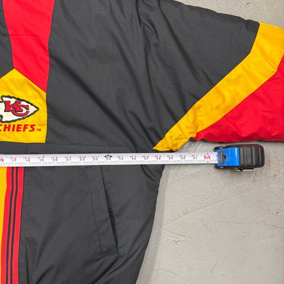 NEW Pro Player Vintage Kansas City Chiefs Reversible Jacket Large NWT Puffer Red - Picture 7 of 12